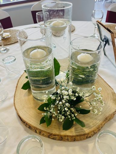 Floating Trios with Foliage